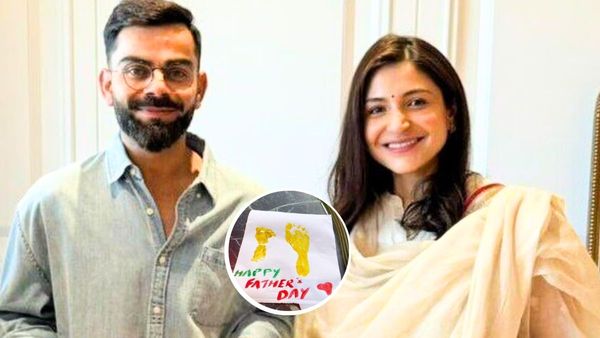 Father's Day पर पापा विराट कोहली को अकाय और वामिका ने दिया गिफ्ट, इमोशनल हुए क्रिकेटर