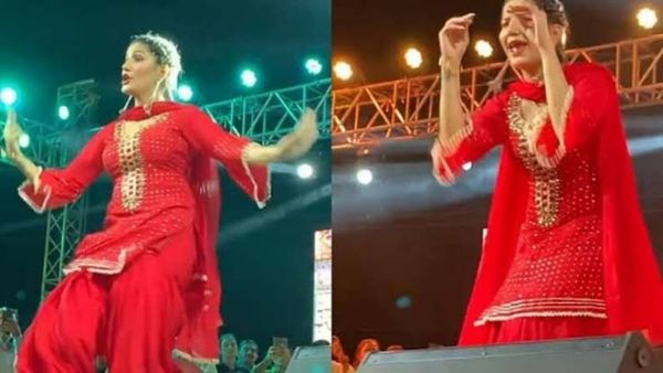 Haryanvi Song: सपना चौधरी ने स्टेज पर मचाया बवाल, सलवार सूट में कूद-कूदकर नाची हरियाणा की छोरी!