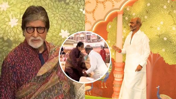 Anant-Radhika Ashirwad Ceremony: रजनीकांत ने छुए अमिताभ बच्चन के पैर, लोग बोले- आपके जैसा कोई नहीं...