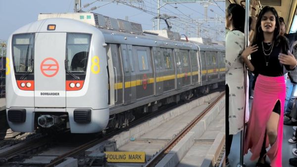 'दिल्ली मेट्रो' में भोजपुरी गाने पर लड़की ने किया ऐसा डांस, भड़क गए लोग, बोले- 'निकालो दिल्ली से..'