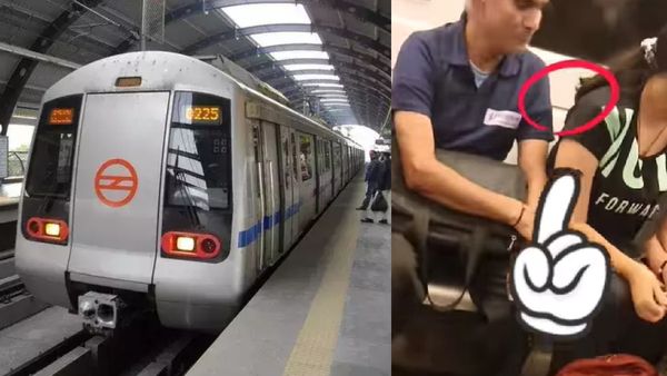 दिल्ली मेट्रो में लड़की के साथ हुई छेड़छाड़, अंकल की उम्र के शख्स ने फटी हुई जीस में...