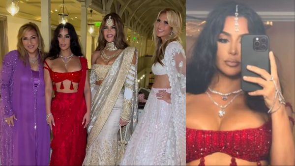 Kim Kardashian Khloe Kardashian ने अनंत-राधिका की शादी में लिया बोल्ड अवतार, पहना ये खास आउटफिट