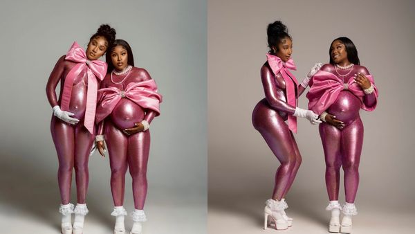 एक साथ प्रेग्नेंट हुईं दोनों स्टार बहनें, इतने बड़े बेबी बंप का ऐसा फोटोशूट देख हैरान हुए लोग