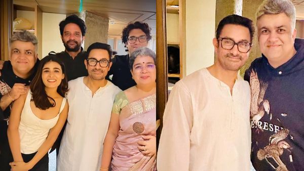 जुनैद खान के लिए आमिर-रीना ने रखी पार्टी, Maharaj की सफलता का ऐसे मना जश्न- Inside Pics!