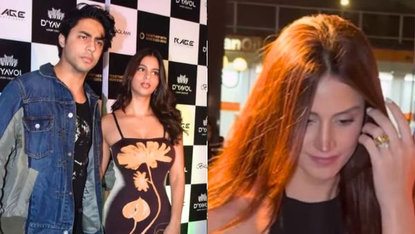 VIRAL: आर्यन खान ने डैशिंग लुक में की पार्टी में एंट्री, बहन के साथ रूमर्ड गर्लफ्रेंड भी शर्माती हुई आई नजर...