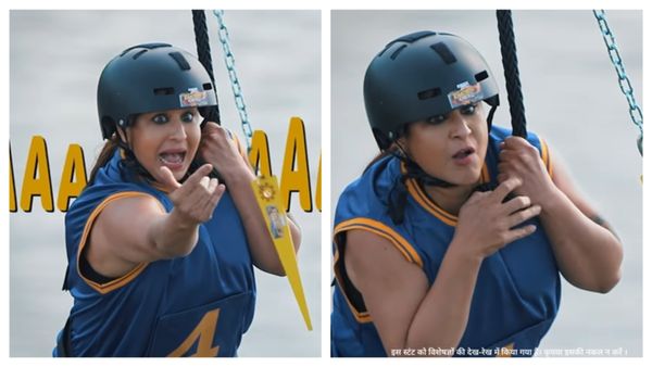 VIDEO- हवा में लटकी अंगूरी भाभी को लगा जोर का करेंट, चीखती-चिल्लाती हसीना को देख हंसते रहे लोग