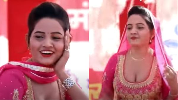 Haryanvi Song: सुनीता बेबी के लटके-झटकों ने लूटी महफिल, टाइट सूट में डांस देखकर बहकी लोगों की भीड़