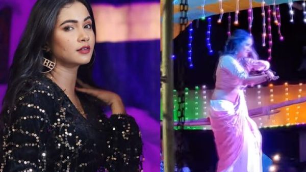 Trisha Kar Madhu का नया वीडियो, स्टेज में काटा बवाल, मोबाइल से रिकॉर्डिंग करने लगे लोग!