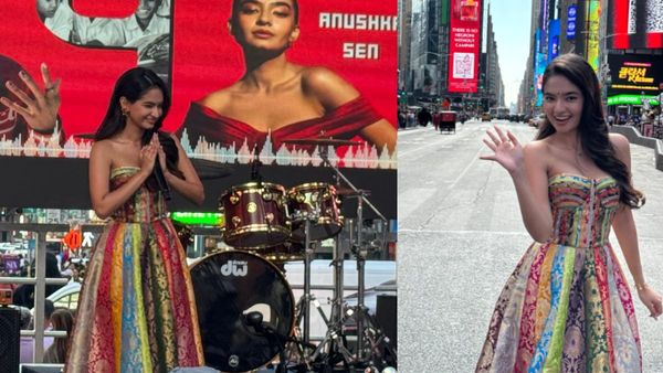 Anushka Sen ने रचा इतिहास, टाइम्स स्क्वायर पर ये काम करने वाली पहली इंडियन आर्टिस्ट बनीं!