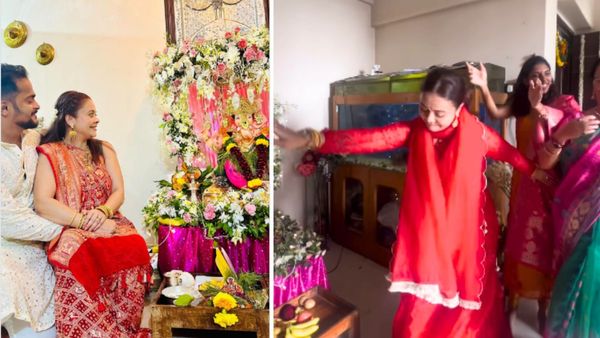 बप्पा के विसर्जन पर प्रेग्नेंट देवोलीना भट्टाचार्जी ने किया जोरदार डांस, लोग बोले- इतनी जल्दबाजी भी क्या थी...