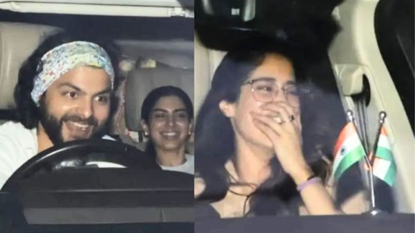 सगाई की अफवाहों के बीच फिर बॉयफ्रेंड संग दिखीं Janhvi Kapoor, कैमरा देखते ही छिपाया मुंह, देखें Video