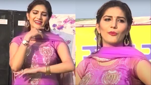 Haryanvi Gane: Sapna Chaudhary ने पर्पल सूट में दिया जोरदार परफॉर्मेंस, फिगर देख बहके लोग!