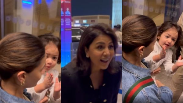 दादी Nitu Kapoor से गप्पे लड़ा रही थी नन्हीं Raha, बॉन्डिंग Alia Bhatt के चेहरे पर बजे बारह, किया ये काम