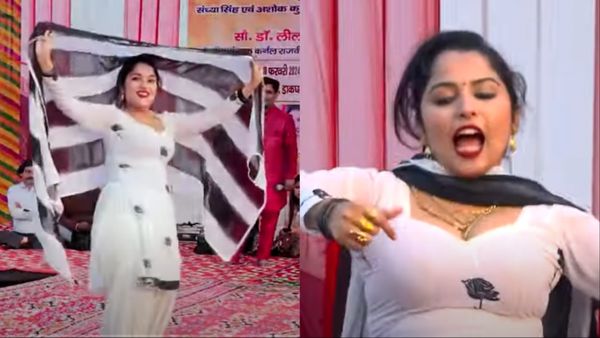 Haryanvi Gane: Muskan Baby का एक ठुमका है लाख का, टाइट सूट में उछल-उछलकर किया डांस