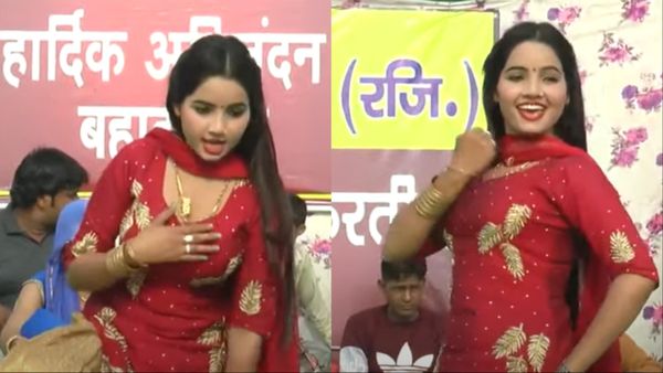 Haryanvi Gane: Sunita Baby का 'टूट गया दिल', फिर भी ठुमकों से लुभाती रही जनता का दिल, देखें वीडियो