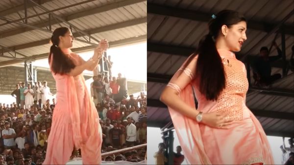 Sapna Choudhary के इस हरियाणवी गाने में मचाया तहलका, ठुमके देखने के लिए खंभे पर चढ़ गए लोग!