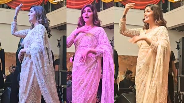 Haryanvi song: सपना चौधरी ने साड़ी पहन लचकाई कमर, किया 'चुनरी जयपुर से मंगवाई' गाने पर गजब का डांस