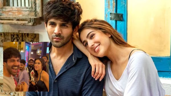 भाई के सामने सारा अली खान ने कार्तिक आर्यन के साथ की मस्ती? लोग बोले- 'फिर से खिचड़ी पक रही है..'