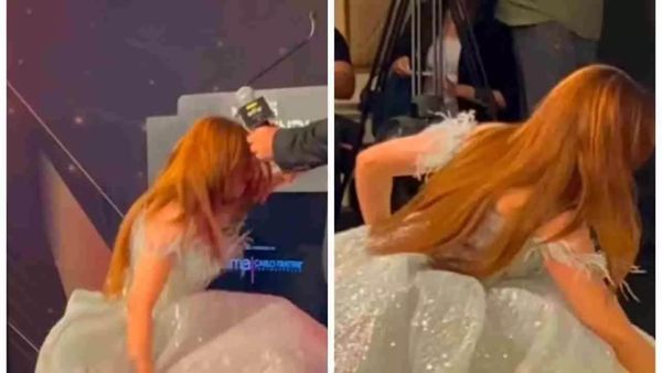 Video: BF के ब्रेक अप से बुरी तरह टूटी ये हसीना.. अब बुरी तरह सीढ़ियों पर लड़खड़ाकर गिरी