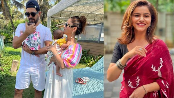इंतजार हुआ खत्म! Rubina Dilaik ने दिखा दिए अपनी जुड़वां बच्चियों के चेहरे, फोटोज देख लोगों ने दी बधाई