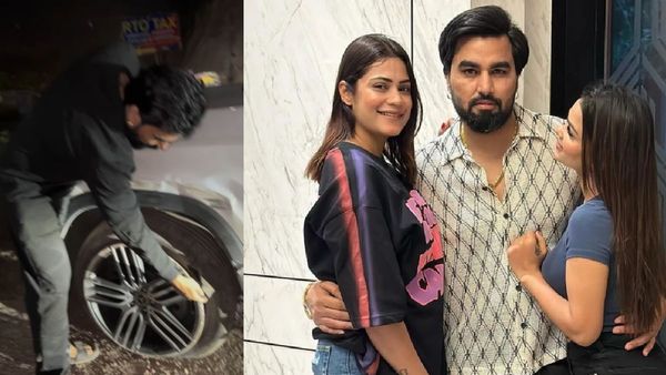 'मरते मरते बचा..' यूट्यूबर अरमान मलिक की कार का एक्सीडेंट, उड़ गए टायर के चीथड़े, Video Viral