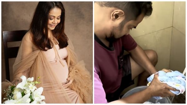 Devoleena Bhattacharjee की हुई डिलीवरी? पति से धुलवाती दिखीं बच्चे के कपड़े, देखें वीडियो