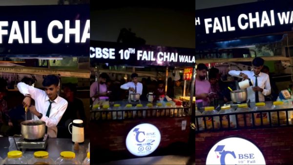 10वीं के एग्जाम में फेल होकर इस लड़के ने खोल ली चाय की दुकान, स्कूल यूनिफॉर्म पहन लोगों को परोस रहा कटिंग चाय