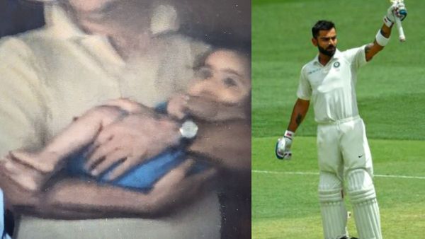 VIRAL PHOTO: पहली बार दिखी विराट कोहली के बेटे 'अकाय' की झलक, क्रिकेट स्टेडियम में अनुष्का संग आए नजर...