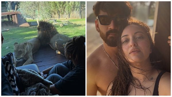 Sonakshi Sinha के कमरे के बाहर दहाड़ता दिखा शेर, लोग बोले- शेर के साथ चाय-नाश्ता हो जाए...