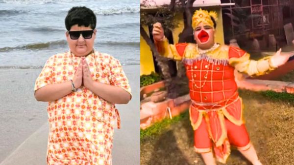 अभिनव अरोड़ा ने इस गाने पर किया हनुमान जी बनकर डांस, VIDEO देख गुस्साए लोग, बोले- इसे स्कूल नहीं जाना है बस...