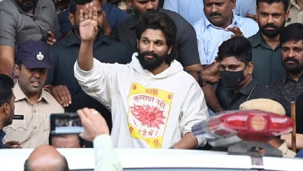 Allu Arjun पूरी रात जेल में रहने के बाद पहुंचे घर, फैंस ने जेल के बाहर जमकर किया प्रोटेस्ट!