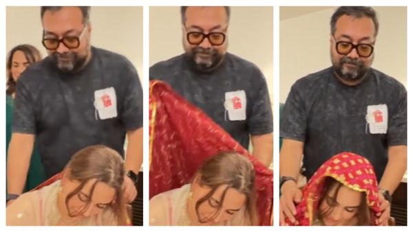 Video: बार-बार बेटी के सिर पर दुपट्टा रखते अनुराग कश्यप हुए भावुक, लोग बोले- बाप की लाइफ का मुश्किल हिस्सा