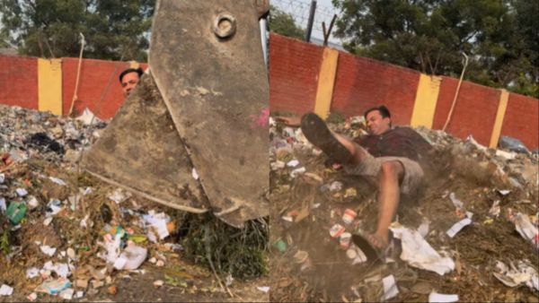 JCB ने कूड़े के ढेर में इस इंफ्लुएंसर को बुरी तरह फेंका, लोगों ने कहा- 'कचरे में कचरे को डाल दिया'