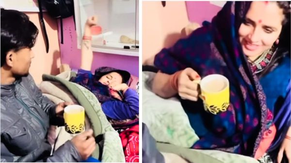 सीमा हैदर की देखभाल में लगे सचिन मीणा, डिलीवरी से पहले वायरल हुआ ये वीडियो, करते दिखे सेवा, VIRAL