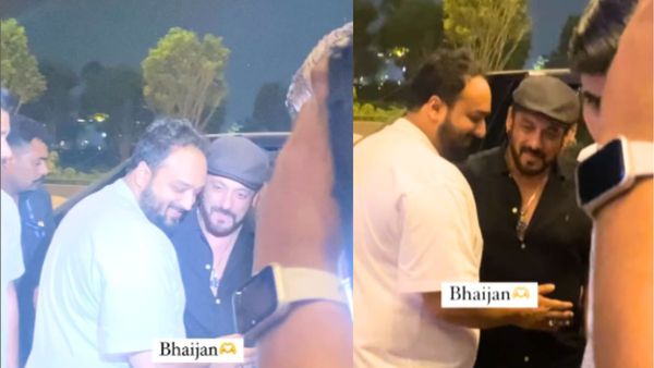 जान से मारने की धमकी मिलने के बाद भी खुले आम सफर कर रहे हैं सलमान खान, बाबा सिद्दीकी के बेटे जीशान संग आए नजर