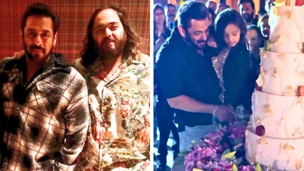 भांजी को गोद में उठाकर सलमान खान ने काटा केक, आतिशबाजी कर मनाया गया जन्मदिन का जश्न