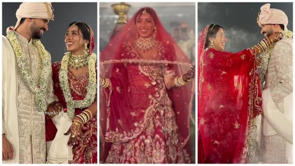 Jheel Mehta Wedding: 'तारक मेहता' की छोटी सोनू बनी दुल्हन, लाल जोड़े में बेहद खूबसूरत दिखी झील मेहता