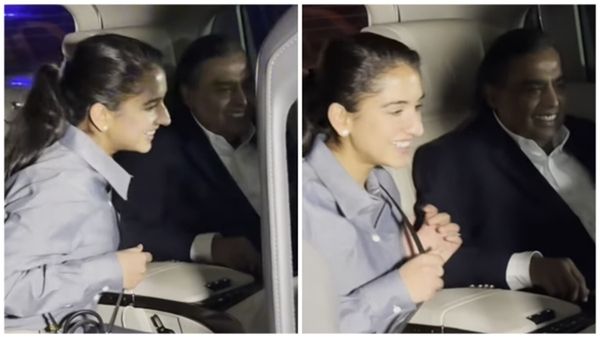 ससुर जी Mukesh Ambani संग ठाट में दिखीं Radhika Merchant, लोग बोले- बाप-बेटी लग रहे हैं...