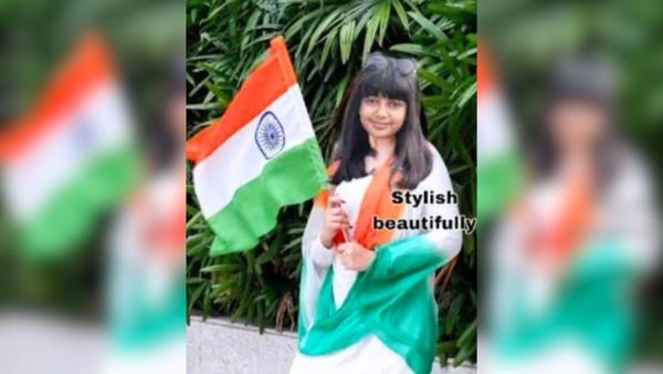 आराध्या बच्चन ने सफेद सूट और तिरंगा दुपट्टा ओढ़ लहराया झंडा? गणतंत्र दिवस पर वायरल हो रही तस्वीर