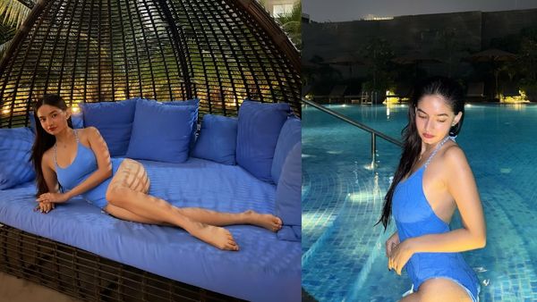 जनवरी की सर्दी में Anushka Sen ने रात में की तैराकी, पूल से वायरल हुआ वीडियो!