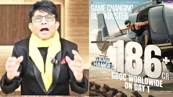 KRK ने साधा गेम चेंजर के कलेक्शन पर निशाना, बोले- 6 गुना बढ़ाकर कलेक्शन दिखाया जा रहा है...