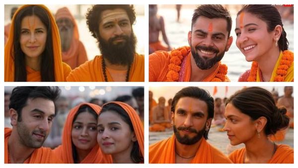 रणवीर-दीपिका, रणवीर आलिया से लेकर विराट अनुष्का महाकुंभ में कपल्स ने लगाई डुबकी? तस्वीरें वायरल