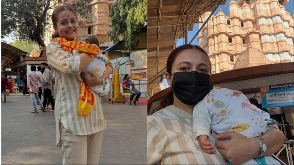 एक महीने के बच्चे को लेकर Devoleena Bhattacharjee पहुंची मंदिर, साथ में नहीं दिखे Shanawaz Shaikh