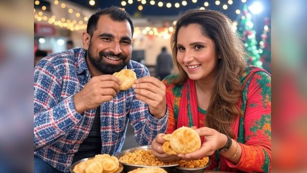 डेटिंग की खबरों के बीच एक ही प्लेट से गोलप्पे खाते दिखे मोहम्मद शामी और सानिया मिर्जा ? तस्वीरें हुईं VIRAL