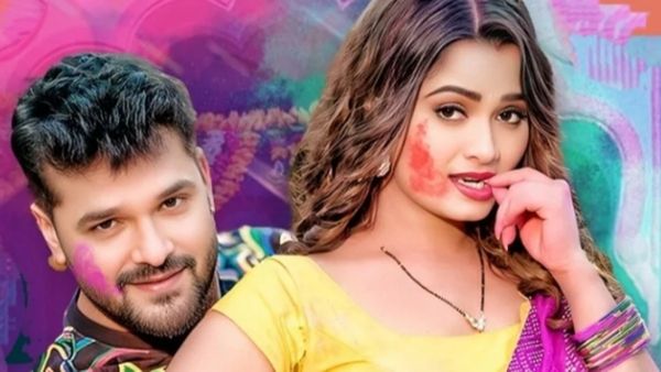 Bhojpuri Video: खेसारी लाल यादव का आया होली गाना, नीलम गिरी को रंगते आए नज़र, देखें वीडियो...