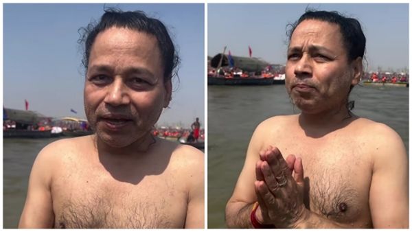Kailash Kher ने गाना गाते हुए संगम में लगाई डुबकी, बोले- मैं धन्य हूं जो इस धरती पर जन्म लिया...