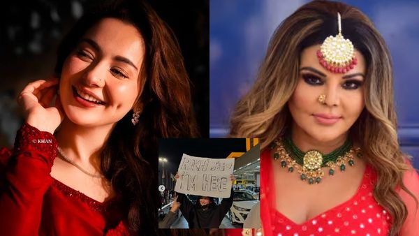 Rakhi Sawant के स्वागत के लिए एयरपोर्ट पहुंची Hania Aamir, पाकिस्तान से तस्वीर वायरल!