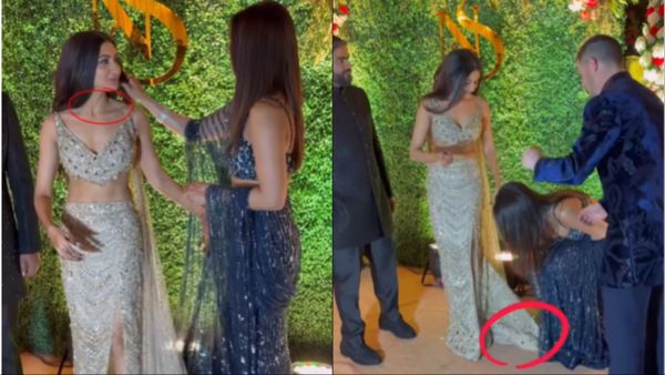 Priyanka Chopra ने भाभी पर लुटाया अपना प्यार, पहले नीचे झुककर सही किया गाउन फिर जाकर किया ये काम