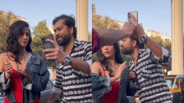 Poonam Pandey की हॉटनेस देख खुद को रोक नहीं पाया शख्स? फोटो खींचने के बहाने जबरन करने लगा किस