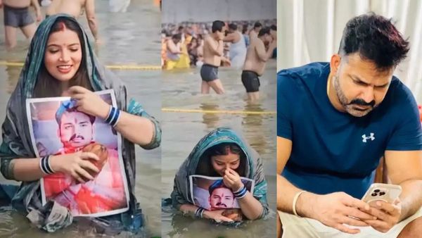 पत्नी ज्योति सिंह ने पवन सिंह की तस्वीर संग महाकुंभ मे किया अमृत स्नान, भड़के एक्टर- 'मज़ाक बना दिया...'